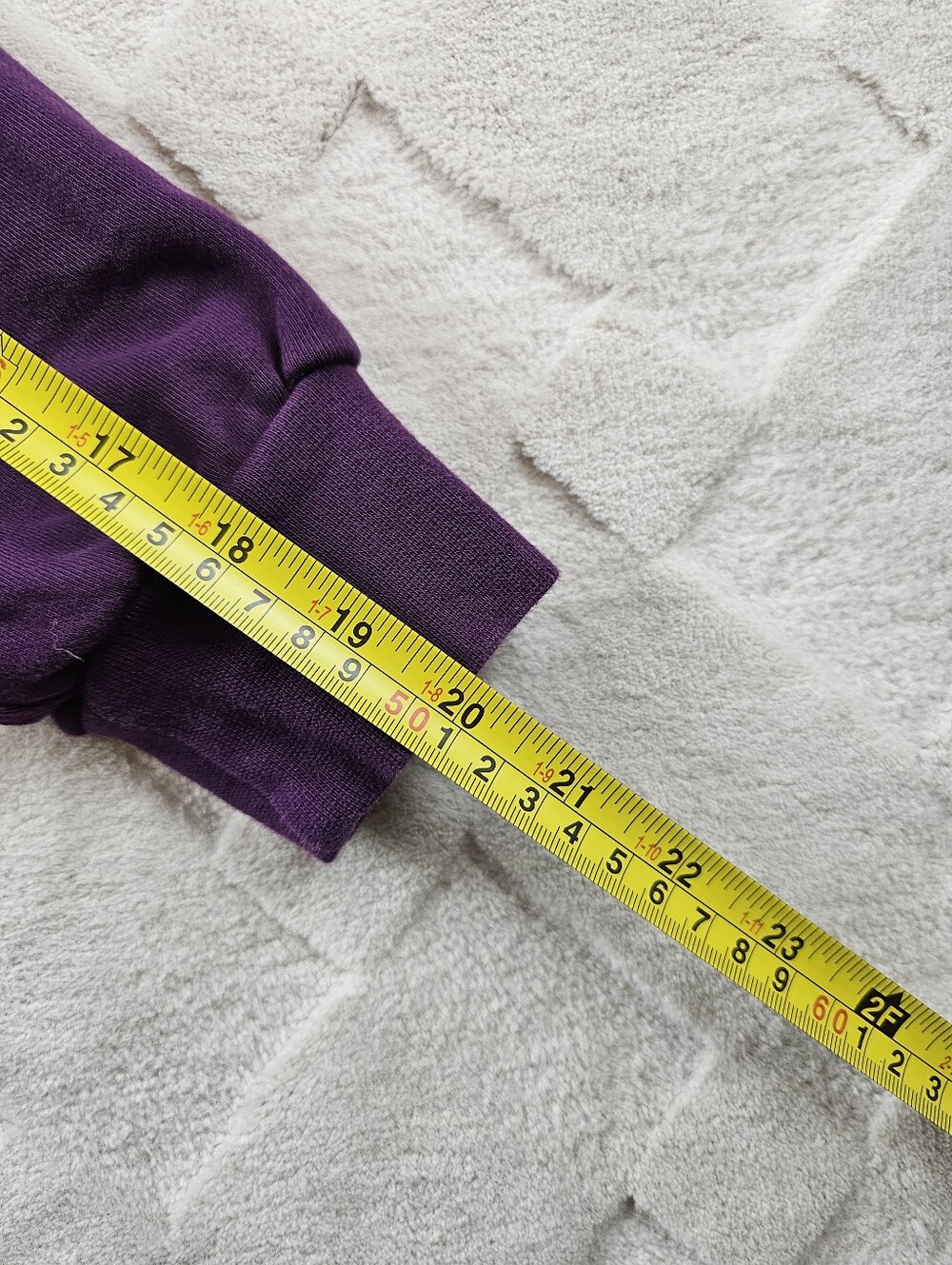 lululemon Perfectly Oversized Cropped Crewneck Sweatshirt Womens Large Pruple - Picture 5 of 8